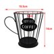 thumbnail image 5 of Cesta de almacenamiento de cápsulas de café, soporte de cápsulas múltiples, taza de almacenamiento de cocina de encimera para tassim, , Negro pequeño Macarena Cesta de soporte para cápsulas de café, 5 of 5