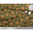 thumbnail image 3 of Soimoi Rayon Fabric Fox Kids Print Sewing Fabric Yard 56 Inch Wide, 3 of 3