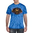 thumbnail image 2 of Wild Bobby, Gothic Skull and Dragon, Pop Culture, Tie-Dye Tees, Spiral Royal, Large, 2 of 3
