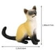 thumbnail image 3 of Juguete de gato siamés de plástico, adorno para gato, accesorio cognitivo para niños, 3 of 5