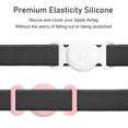 thumbnail image 2 of WILLED Waterproof Airtag Dog Collar Holder for Apple Airtag Dog Tracker, 2 Pack GPS Tracking Accessories Anti-Lost Silicone Air Tag Holder Case for Pet Cat Dog Collars, 2 of 8