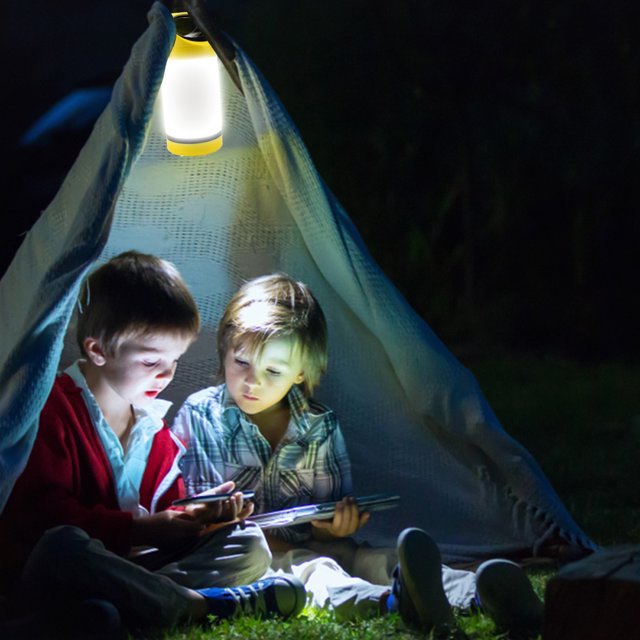 Linterna Portátil Iluminación LED para acampar Lámpara de ambiente para acampar de bajo consumo para viajes al aire libre
