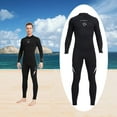 thumbnail image 4 of Traje de neopreno de 3 mm de longitud completa para adultos, traje de neopreno de una pieza para surf y buceo, resistente a las erupciones. Hombres 2XL, 4 of 9
