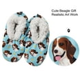 thumbnail image 4 of Comfies Super Soft Beagle Slippers - Unisex - One Size Fits Most - Cozy House Slippers - Non Skid Bottom, 4 of 7