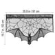 thumbnail image 5 of Tela para chimenea de Halloween Decoración Tela de araña de murciélago Tela para estufa de encaje para chimenea de sala de estar, 5 of 5