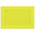 thumbnail image 1 of LUXPaper 6 x 9 Full Face Window Envelopes | Citrus Yellow | 80lb. Text | 500 Qty, 1 of 4