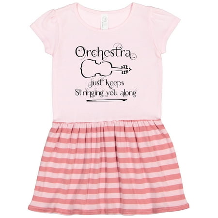 

Inktastic Orchestra String Along Gift Toddler Girl Dress