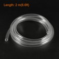 thumbnail image 2 of Uxcell Vinyl Tubing Plastic Pipe Air Water Hose with Clamps 8mm x 10mm, 2 of 5