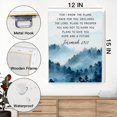 thumbnail image 2 of Bible Verses Wall Art, For I Know The Plans I Have For You Wall Decor, Watercolor Forest Prayer Wall Decor, Inspirational Framed Canvas Wall Art For Home, Christian Gifts for Woman Man, 2 of 6