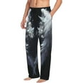 thumbnail image 6 of Sikiie Elegant Feathered Floral Wings Pajama Pants Men, PJ Bottoms, Sleep & Lounge Pants-Medium, 6 of 6