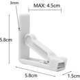 thumbnail image 2 of Set Of 4 White Plastic Tablecloth Clamps With High Tension Adjustable,thickness Approx.4.5cm,clamp,5.8x5.8x1.5cm, 2 of 5