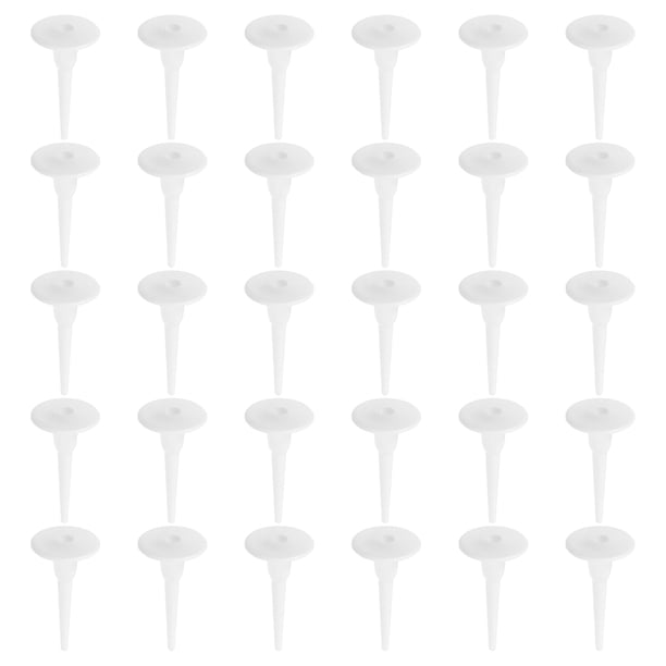 100 PCS Pastel Insertar Decoración Plastic Piping Nails Cake Adorador Base Base Pastel Stick