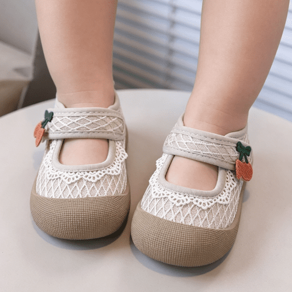 Willtoo Baby Girls Shoes Breathable Mesh Sneakers Non-Slip Soft Sole Infant Toddler First Walker Shoes