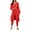Red, variant on YUGYXL Women's Fuzzy 3 Piece Pjs Set Loungewear Open Front Cardigan and Crop Tank Tops with Pants Soft Lounge Sets Wine XL