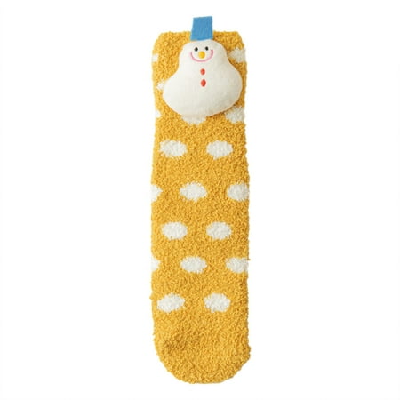 

MIARHB 1 Pairs Of Christmas Casual Animal Print Cotton Pattern Socks Tube Comfortable Socks