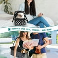 thumbnail image 7 of PetAmi Dog Purse Carrier for Small Dogs, Airline Approved Soft Sided Pet Carrier Pockets, Ventilated Dog Carrying Bag Puppy Cat, Dog Travel Supplies Accessories Carry Tote, Sherpa Bed, Polka Dot Black, 7 of 7