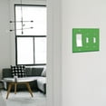 thumbnail image 6 of WIRESTER Triple 1-Gang Decorator Light Switch and 2-Gang Toggle Wall Plate/Switch Plate Cover, Solid Green, 6 of 6