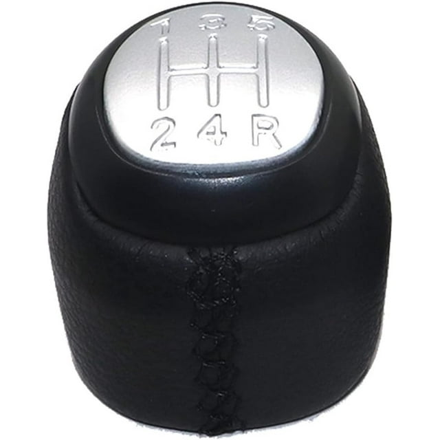 jfqm Pommeau de Vitesse de Voiture 5 6 Vitesses Compatible avec SAAB 9-3 2003 2004 2005 2006 2007 2008-2012 (Couleur : R 1 2 3 4 5 6)