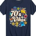 thumbnail image 3 of Sesame Street - 70S Vibes Elmo and Friends - Toddler and Youth Short Sleeve Graphic T-Shirt, 3 of 5