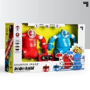 Sharper Image® Toy RC Robo Rivals Remote Control Robot Fighting Set with 2-Player Combat with Power Fists, 4-pieces, Blue And Red, Age 6+