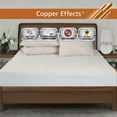 thumbnail image 5 of All-In-One  Copper Effects Antimicrobial Fitted Mattress Pad - White Twin, 5 of 5