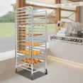 thumbnail image 6 of 20-Tier Bakery Rack with 4 Wheels for Kitchen Bakery Restaurant Catering Sturdy, 6 of 24