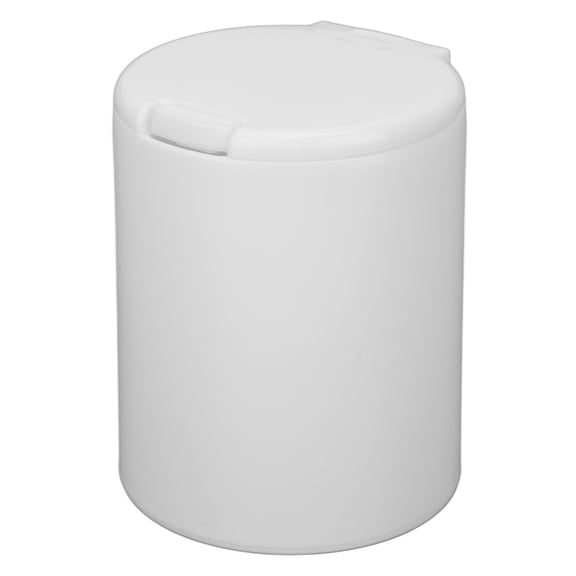 Dustproof Round Cotton Pad Dispenser and Storage Box with Press Design - 10 Inches / 25.4 cm Small Lightweight Makeup Organizer Container for Cosmetic Pads Removal