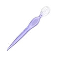 thumbnail image 4 of Makeup Tool Save Time Eye Brown Facial Shaver Styling Props Scraper Shapers Eyebrows Trimmer Practical Eyebrow Stencil Transparent Purple, 4 of 7