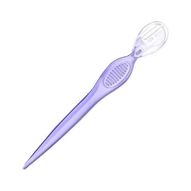 letairis Makeup Tool Save Time Eye Brown Facial Shaver Styling Props Scraper Shapers Eyebrows Trimmer Practical Eyebrow Stencil Transparent Purple
