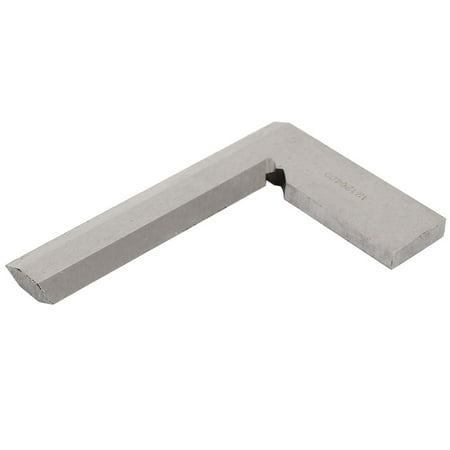 Unique Bargains 80mm x 50mm L Shaped 90 Degree Angle Try Square Ruler Measuring Tool