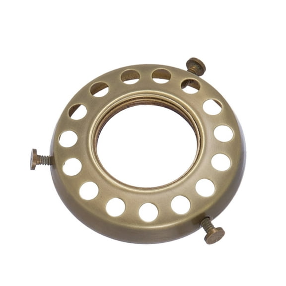 B&P Lamp® 2 1/4" Fitter, Brass Screw-on, Uno-type Shade Holder