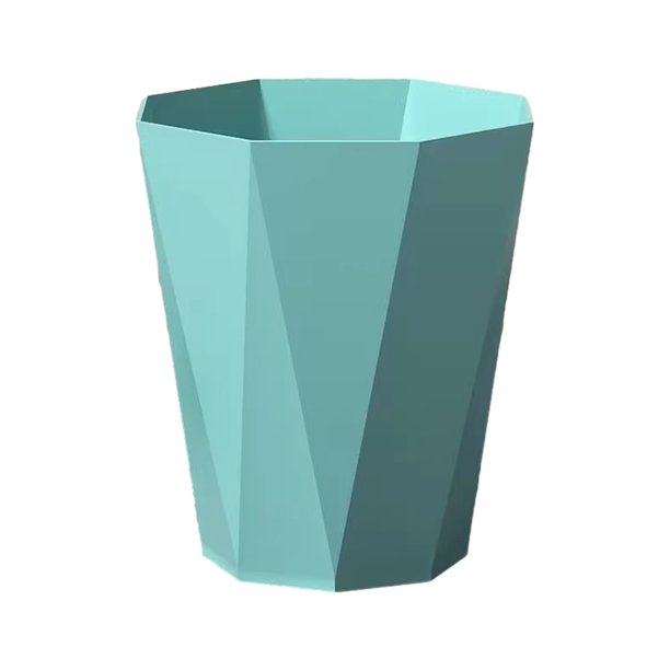 Ounissouiy Cubo de basura para la oficina y el hogar: capacidad de 6 l, fácil acceso, baño, cocina, dormitorio, amplia aplicación. Suministros de limpieza para el hogar gema verde S