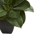 thumbnail image 3 of Nearly Natural Plastic 23" Oak Ficus Artificial Plant, Green, 3 of 3