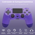 thumbnail image 4 of Controlador inalámbrico para P4, joystick de juego remoto compatible con P-4/P-4 Slim/P-4 Pro (Morado), 4 of 8