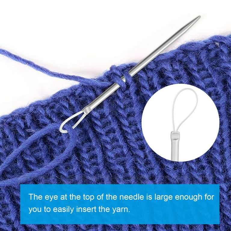8pcs Yarn Darning Tapestry Large Sewing Big Eye Weaving Crochet Wool Blunt Needles  Needle 