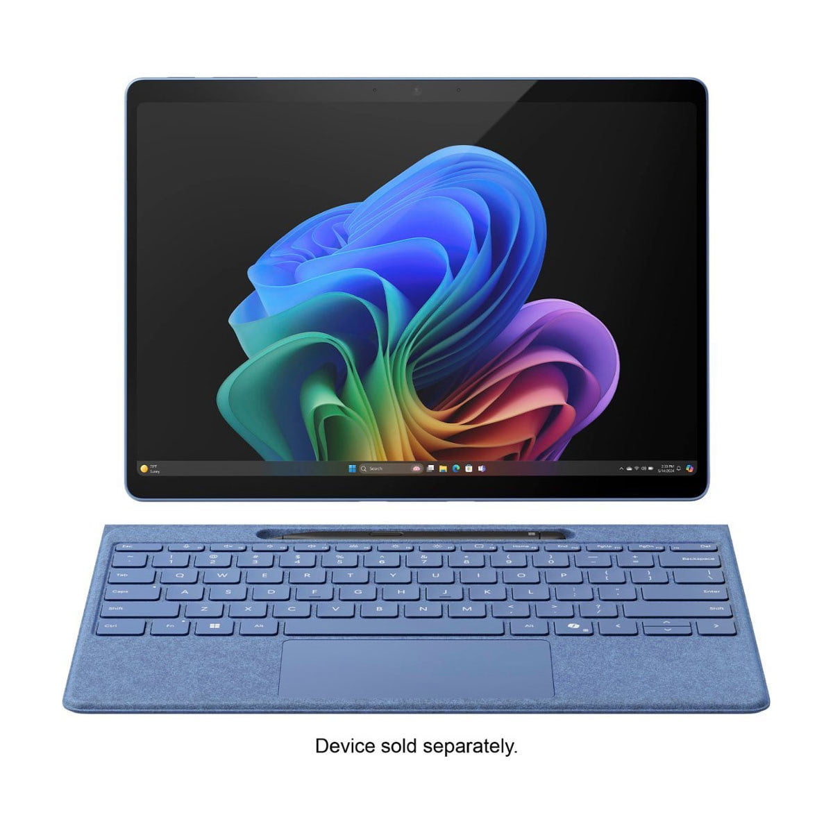 M C S Microsoft Surface Pro Flex Keyboard with Slim Pen, Bright Sapphire