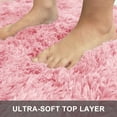 thumbnail image 4 of Buganda Area Rugs for Living Room 2'X3', Soft and Fluffy Shaggy Carpet for Pets, Machine Washable Floor Rugs for Bedroom, Pink, 4 of 7