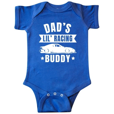 

Inktastic Dads Lil Racing Buddy Gift Baby Boy or Baby Girl Bodysuit