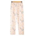 thumbnail image 4 of Ailaofu Women's Cotton Pajama Pants Lounge Casual Bottoms Fun Print Sleep Pants, 4 of 5