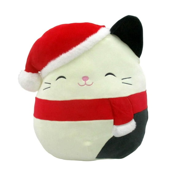 12" Squishmallows - Cat with Santa Hat