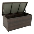 thumbnail image 6 of Prime Garden Patio Water-resistant 60 Gallons Rattan Deck Box, Brown, 6 of 6