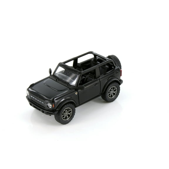 2022 Ford Bronco Open Top, Black - Kinsmart 5438DA - 1/34 Scale Diecast Model Car