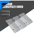 thumbnail image 4 of Car License Plate Frame, 2PCS Tinted Watarproof Front and Rear License Plate Cover/Holder with Stainless Screws Caps Set Universal for Cars, SUVs, Vans, Automotive Accessories for Men Women, 4 of 6