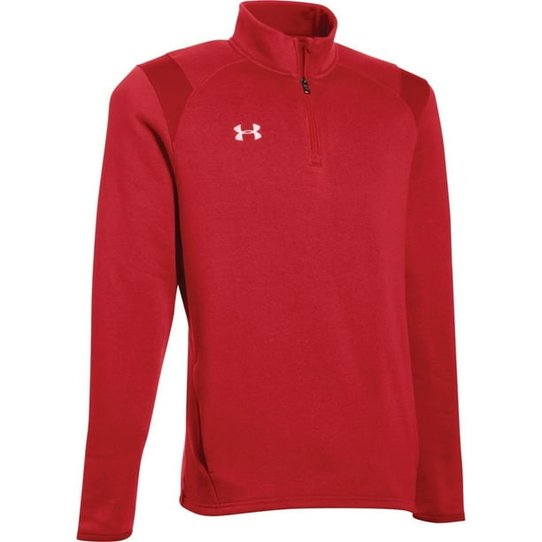 ua m's hustle fleece 1 4 zip