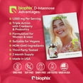 thumbnail image 5 of Biophix D-Mannose Cranberry Probiotics 1000 mg 120 Vcaps | Urinary Digestive Support, 5 of 9