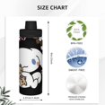 thumbnail image 4 of Kuromi Sports Botella de agua aislada de acero inoxidable Taza portátil Botella de agua para exteriores Moda Viajes Fitness Estudiantes\r\n Talla única., 4 of 7