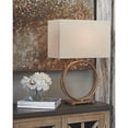 thumbnail image 4 of Signature Design by Ashley - Mahala Metal Table Lamp - Sculptural Base - Vintage Chic - Antique Gold Finish, 4 of 4