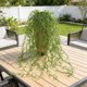 thumbnail image 4 of Plantas artificiales colgantes de 80 cm, paquete de 3, hiedra artificial con hojas de ratán para decoración de paredes, interiores y exteriores, bodas, hogar y jardín (verde). Rkxzt, 4 of 8