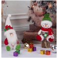 thumbnail image 3 of Decoración Navideña Botella De Caramelo Santa Muñeco De Nieve Forma Tarro Regalo Caja De Almacenamiento, 3 of 4