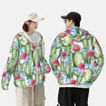 thumbnail image 4 of Fotbe Flowers and Cactus Chaqueta con Protección Solar UPF 50+ para Hombre y Mujer, Camisa con Capucha y Bolsillos-3X-Large, 4 of 7